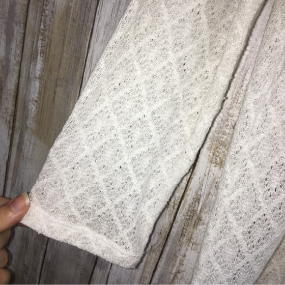 J. Jill White Knit Open Back Blouse - Picture 6 of 7